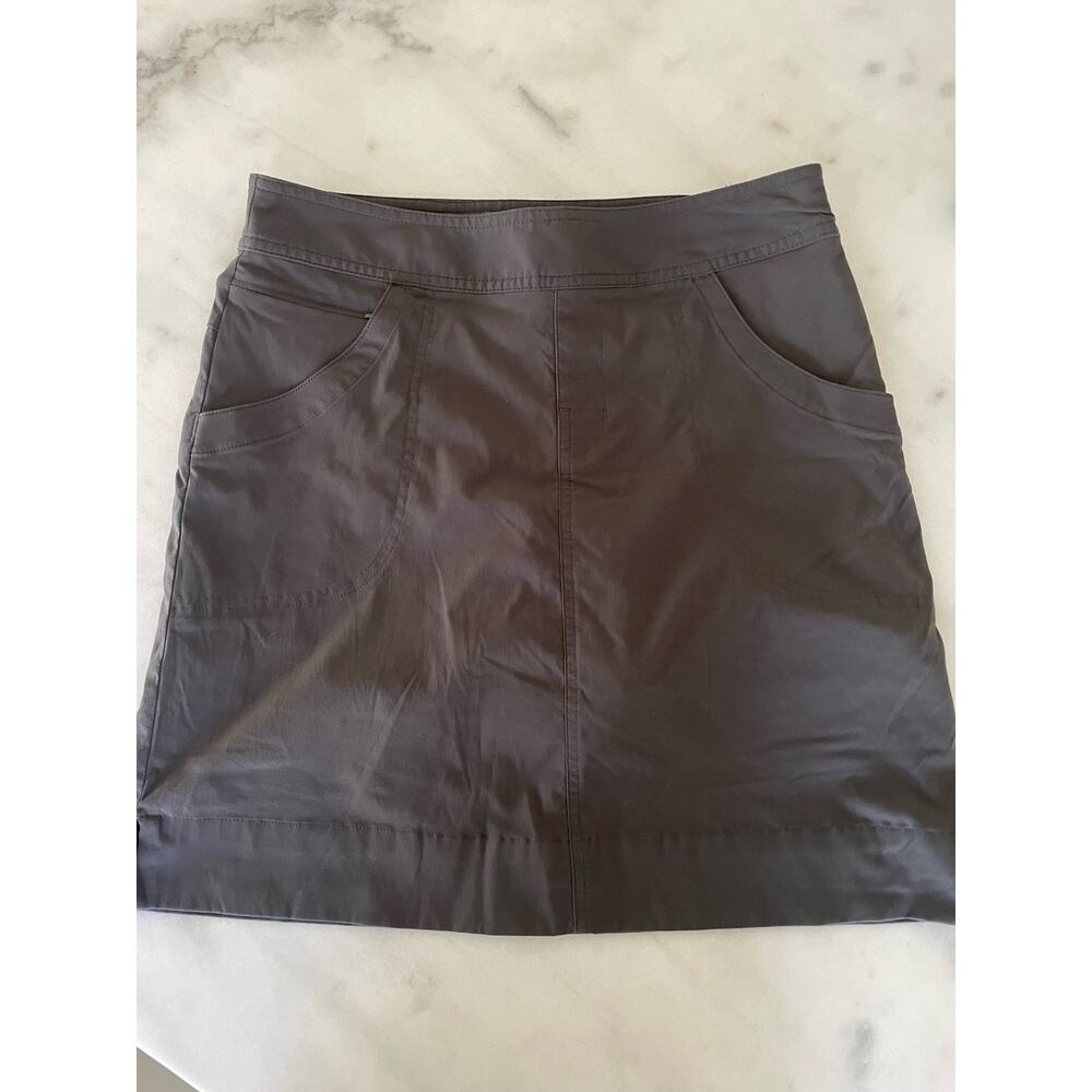 Lucy Women's Skort Skirt Sz Small Gray Pockets Zipper Golf Tennis Hiking Walk